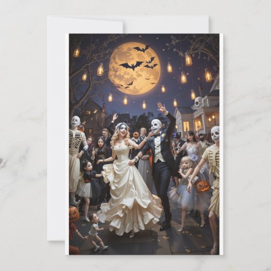 "Dia de los Muertosお祝い – ラブユニテスアメリカ" 招待状 (正面)