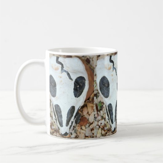 dia de los muertosのスカルのマグ コーヒーマグカップ (左)