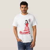 dia de los muertosのスペイン人のダンサー tシャツ (正面フル)