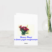 Dia De Los Muertosの挨拶状 カード (裏面)