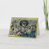 Dia De Los Muertosの挨拶状 カード (正面)