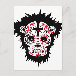 Dia de los Muertosの猿 ポストカード