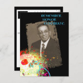 dia de los muertosの記念のお祝い(ハイファイ) インビテーションポストカード (正面/裏面)