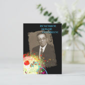 dia de los muertosの記念のお祝い(ハイファイ) インビテーションポストカード (スタンド正面)