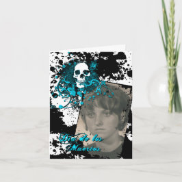 dia de los muertosの記念物のお祝い サンキューカード