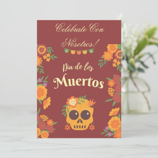 DIA DE LOS MUERTOSへの招待 招待状 (スタンド正面)