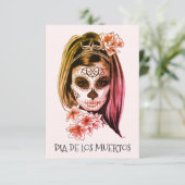 Dia De Los Muertosまたは死んだパーティーの日 招待状 (スタンド正面)