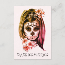 Dia De Los Muertosまたは死んだパーティーの日 招待状