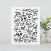 Dia De Los Muertosカラーリングページ (スタンド正面)