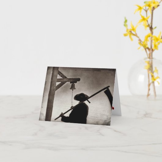 Dia De Los Muertosグリーティングカード カード (黄色い花)