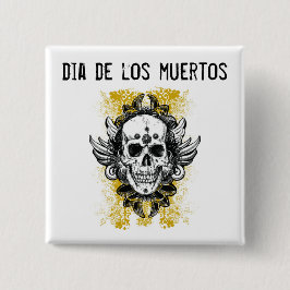 Dia de los muertosボタン 缶バッジ