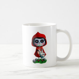 Dia de los Muertos赤ずきん コーヒーマグカップ