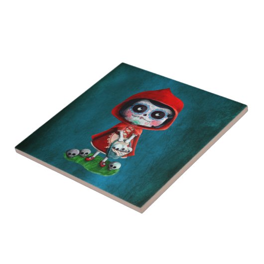 Dia de los Muertos赤ずきん タイル (側面)