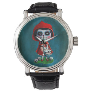 Dia de los Muertos赤ずきん 腕時計