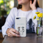 Dia de los Muertos踊りスケルトンのカスタマイズ Case-Mate iPhoneケース