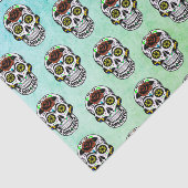 Dia De Los Muertos |の花の砂糖のスカル 薄葉紙 (詳細)