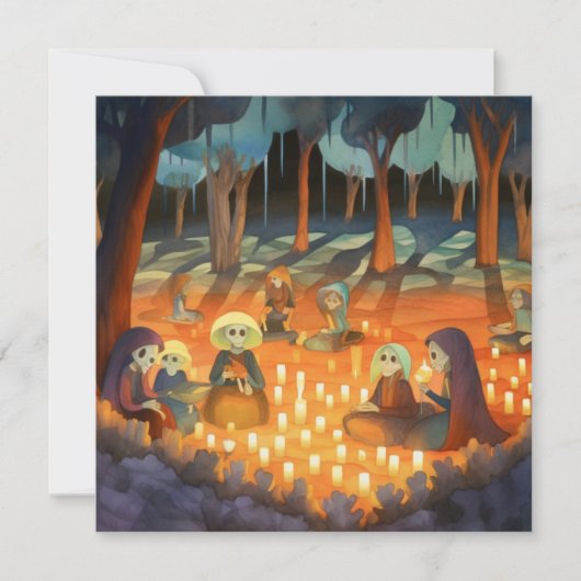 Dia de los Muertos "キャンドルライトレストプレイス" 招待状 (正面)