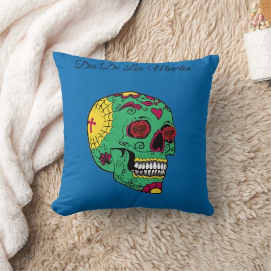 Dia de los Muertos クッション (ブランケット)