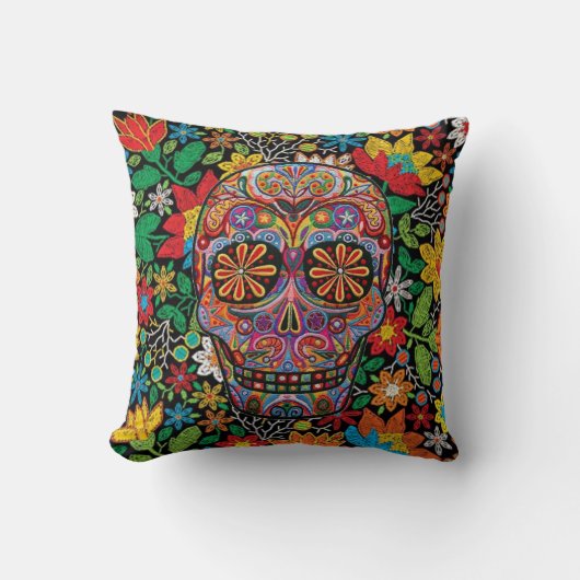 Dia de Los Muertos クッション (正面)