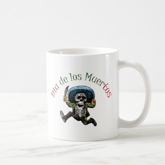 Dia de los Muertos コーヒーマグカップ (右)