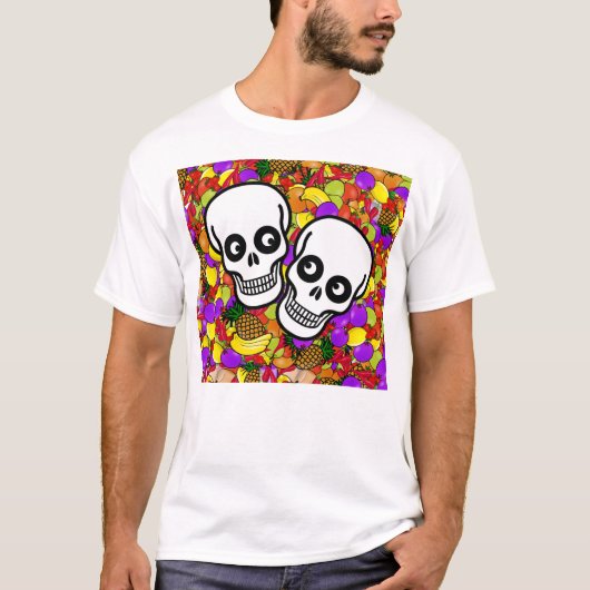 Dia De Los Muertos – ハッピーカップルW/Fruit Tシャツ (正面)