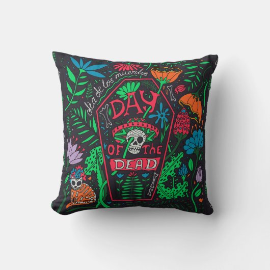 Dia de los Muertos:フェスティバルカードセット クッション (正面)