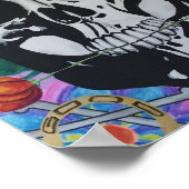 Dia de Los Muertos  ポスター (角)