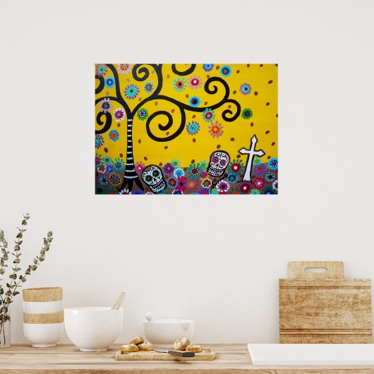 DIA DE LOS MUERTOS ポスター (キッチン)