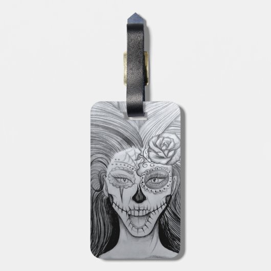 Dia de los Muertos ラゲッジタグ (裏面縦)