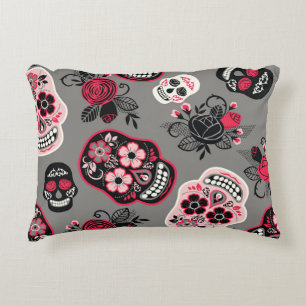 Dia de los Muertos:ヴィンテージパターン アクセントクッション