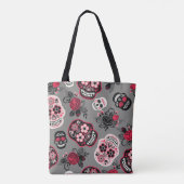 Dia de los Muertos:ヴィンテージパターン トートバッグ (裏面)