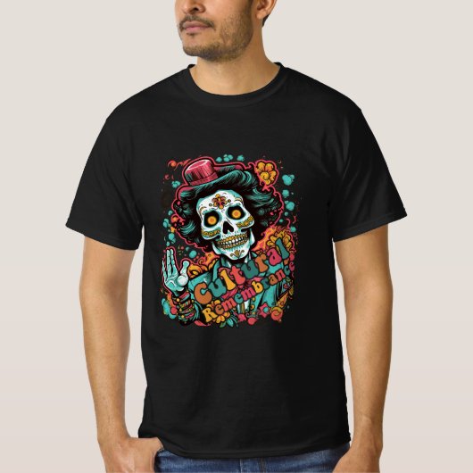 Dia De Los Muertos,文化遺跡集 Tシャツ (正面)