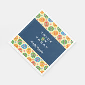 Dia De Los Muertos.死んだ日。砂糖スカル。 スタンダードランチョンナプキン (角)