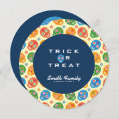 Dia De Los Muertos.死んだ日。砂糖スカル。 招待状 (正面/裏面)