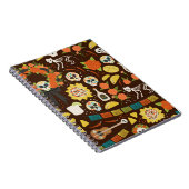 Dia De Los Muertos、漫画のパターン。 ノートブック (右側)