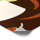 Dia De Los Muertos、漫画のパターン。 ポスター (角)