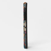Dia de los Muertos：砂糖カラフルスカルパターン Case-Mate iPhoneケース (裏面/左)