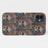 Dia de los Muertos：砂糖カラフルスカルパターン Case-Mate iPhoneケース (裏面(横))