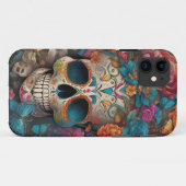 Dia de los Muertos:砂糖カラフルスカル Case-Mate iPhoneケース (裏面(横))