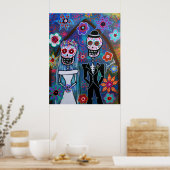 DIA DE LOS MUERTOS 結婚's ポスター (キッチン)