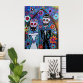 DIA DE LOS MUERTOS 結婚's ポスター (ホームオフィス)