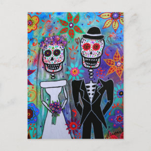 DIA DE LOS MUERTOS 結婚's ポストカード