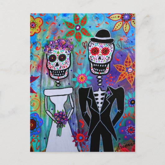 DIA DE LOS MUERTOS 結婚's ポストカード (正面)