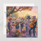 『Dia de los Muertos』、記憶のメロディー 招待状 (正面/裏面)