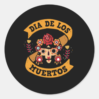 dia_de_los_muertos_02 ラウンドシール