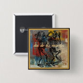 Dia de los muertos Button 缶バッジ (正面&裏面)