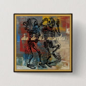 Dia de los muertos Button 缶バッジ (正面)