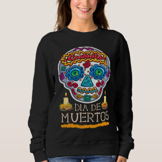 Dia de los muertos calavera de azucar Coahuila スウェットシャツ