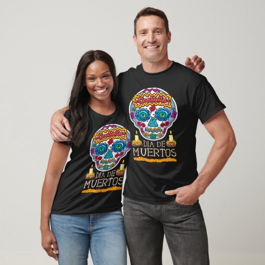 Dia de los muertos calavera de azucar Coahuila Tシャツ (ユニセックス)