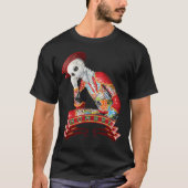Dia de los Muertos Calavera Hombre Tシャツ (正面)